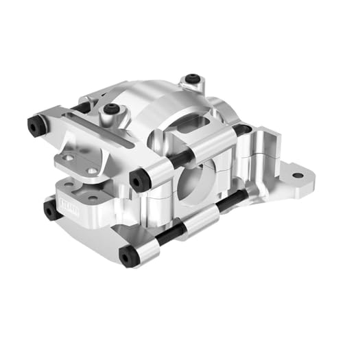 Aluminium 7075 Alloy Rear Upper and Lower Bulkhead for Traxxas 1/16 Mini Maxx 4WD RTR Brushless Monster Truck 107154-1 Upgrades - Silver von GPM