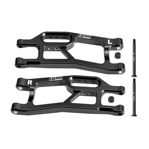 Aluminium 7075 Front Lower Suspension Arms for Traxxas 1/16 Mini XRT VXL-3S 108076-1 Monster Truck Upgrades - Black Aluminium 7075 Front Lower Suspension Arms for Traxxas 1/16 Mini XRT VXL-3S 108076-1 Monster Truck Upgrades - Black von GPM