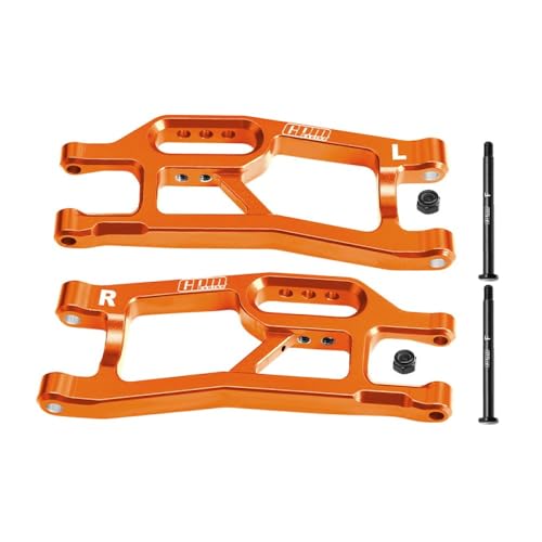 Aluminium 7075 Front Lower Suspension Arms for Traxxas 1/16 Mini XRT VXL-3S 108076-1 Monster Truck Upgrades - Orange Aluminium 7075 Front Lower Suspension Arms for Traxxas 1/16 Mini XRT VXL-3S 108076-1 Monster Truck Upgrades - Orange von GPM