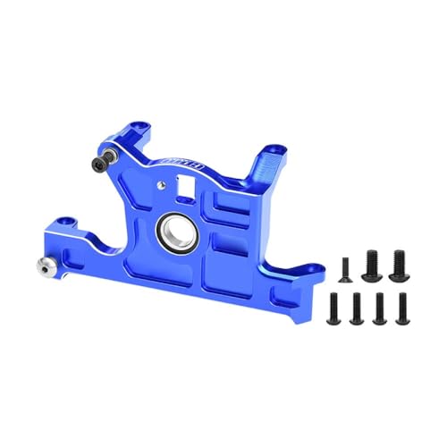 Aluminium 7075-T6 Alloy Bearing Motor Mount for Traxxas 1:8 Jato 4X4 / 1:10 Rustler 4X4 / Ford Fiesta ST Rally/Slash 4WD Upgrade Parts - Blue von GPM