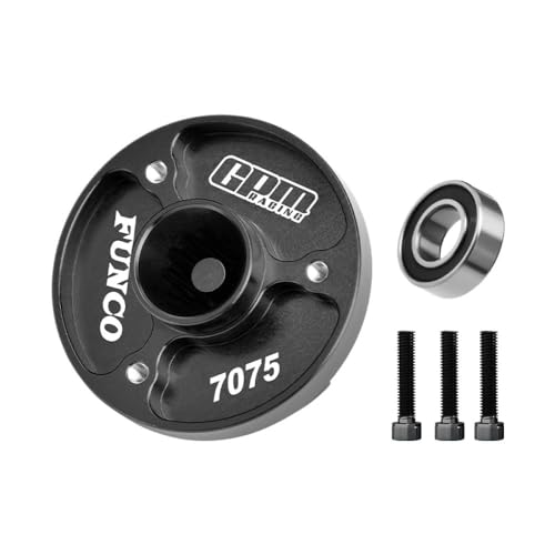 Aluminium 7075-T6 Alloy Fixed Spur Gear Mount for Traxxas 1/6 Funco Pro Scale 2WD Sand Car 8S-109076-4 Upgrades - Black von GPM