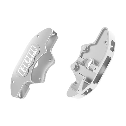 Aluminium 7075-T6 Alloy Front Brake Calipers (Left & Right) for Traxxas 1/6 Funco Pro Scale 2WD Sand Car 8S-109076-4 Upgrades - Silver von GPM