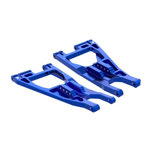 Aluminium 7075-T6 Alloy Front Lower Suspension Arms for Traxxas 1/6 Funco Pro Scale 2WD Sand Car 8S-109076-4 Upgrades - Blue von GPM