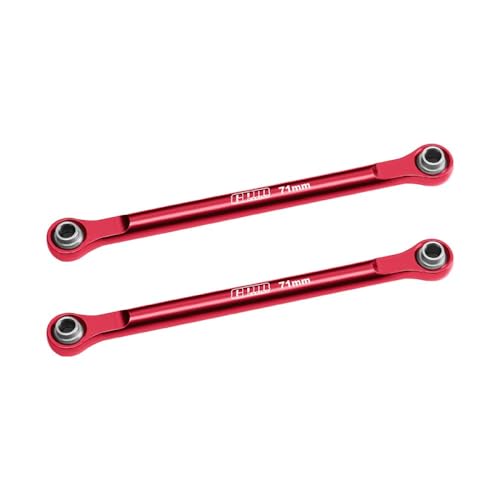 Aluminium 7075-T6 Alloy Front Steering Toe Links for Traxxas 1/16 Mini XRT VXL-3S 108076-1 Monster Truck Upgrades - Red Aluminium 7075-T6 Alloy Front Steering Toe Links for Traxxas 1/16 Mini XRT VXL-3S 108076-1 Monster Truck Upgrades - Red von GPM
