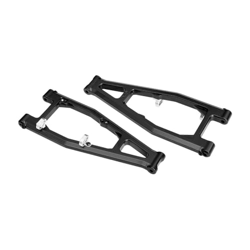 Aluminium 7075-T6 Alloy Front Upper Suspension Arms for Traxxas 1/6 Funco Pro Scale 2WD Sand Car 8S-109076-4 Upgrades - Black von GPM