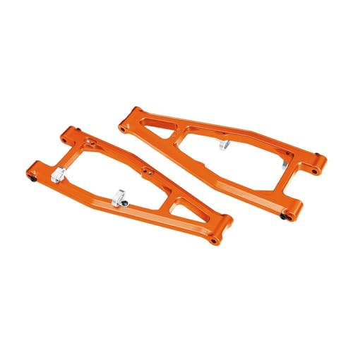 Aluminium 7075-T6 Alloy Front Upper Suspension Arms for Traxxas 1/6 Funco Pro Scale 2WD Sand Car 8S-109076-4 Upgrades - Orange von GPM