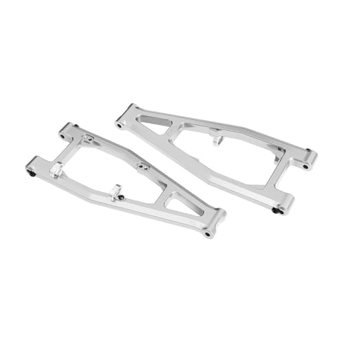 Aluminium 7075-T6 Alloy Front Upper Suspension Arms for Traxxas 1/6 Funco Pro Scale 2WD Sand Car 8S-109076-4 Upgrades - Silver von GPM