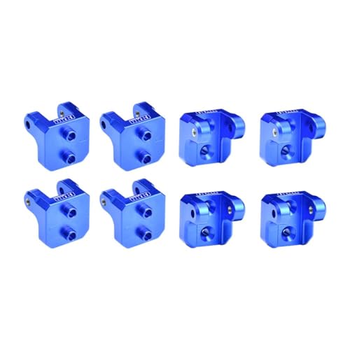Aluminium 7075-T6 Alloy Front and Rear Upper Shock Mount for LOSI 1/8 LMT 2.0 Grave Digger 4X4 Solid Axle Brushless Monster Truck-LOS04028 Upgrades - Blue von GPM