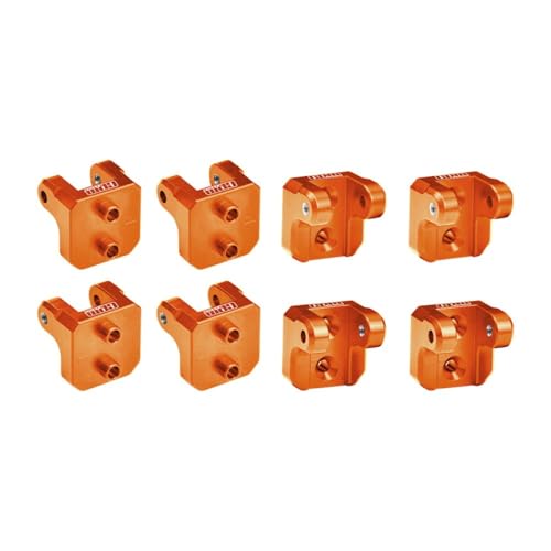 Aluminium 7075-T6 Alloy Front and Rear Upper Shock Mount for LOSI 1/8 LMT 2.0 Grave Digger 4X4 Solid Axle Brushless Monster Truck-LOS04028 Upgrades - Orange Aluminium 7075-T6 Alloy Front and Rear Upper Shock Mount for LOSI 1/8 LMT 2.0 Grave Digger 4X4 Solid Axle Brushless Monster Truck-LOS04028 Upgrades - Orange von GPM