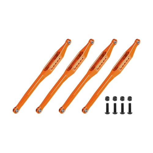 Aluminium 7075-T6 Alloy Lower Link Bar Set for LOSI 1/8 LMT 2.0 Grave Digger 4X4 Solid Axle Brushless Monster Truck-LOS04028 Upgrades - Orange Aluminium 7075-T6 Alloy Lower Link Bar Set for LOSI 1/8 LMT 2.0 Grave Digger 4X4 Solid Axle Brushless Monster Truck-LOS04028 Upgrades - Orange von GPM