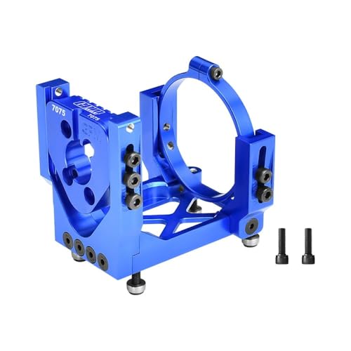 Aluminium 7075-T6 Alloy Oversized Motor Base for Traxxas 1:6 Funco Pro Scale Sand Car 8S / XRT 8S / XRT Ultimate Race Truck Upgrades - Blue von GPM