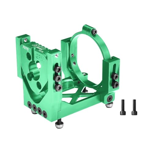 Aluminium 7075-T6 Alloy Oversized Motor Base for Traxxas 1:6 Funco Pro Scale Sand Car 8S / XRT 8S / XRT Ultimate Race Truck Upgrades - Green von GPM