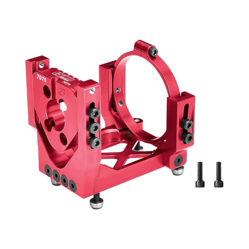 Aluminium 7075-T6 Alloy Oversized Motor Base for Traxxas 1:6 Funco Pro Scale Sand Car 8S / XRT 8S / XRT Ultimate Race Truck Upgrades - Red von GPM