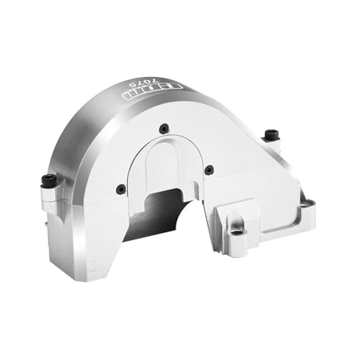 Aluminium 7075-T6 Alloy Oversized Transmission Gear Covers for Traxxas 1/6 Funco Pro Scale 2WD Sand Car 8S-109076-4 Upgrades - Silver von GPM