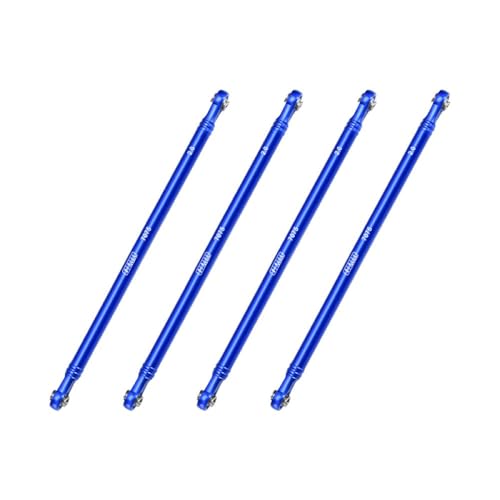 Aluminium 7075-T6 Alloy Upper Link Bar Set for LOSI 1/8 LMT 2.0 Grave Digger 4X4 Solid Axle Brushless Monster Truck-LOS04028 Upgrades - Blue Aluminium 7075-T6 Alloy Upper Link Bar Set for LOSI 1/8 LMT 2.0 Grave Digger 4X4 Solid Axle Brushless Monster Truck-LOS04028 Upgrades - Blue von GPM