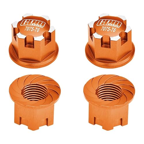 Aluminium 7075-T6 Wheel Lock for Traxxas 1:8 4WD Sledge / 1:5 X Maxx/XRT 8S / 1:6 Sand Car 8S / 1:10 E-Revo 2.0 VXL / 1:10 Maxx with WideMAXX - Orange Aluminium 7075-T6 Wheel Lock for Traxxas 1:8 4WD Sledge / 1:5 X Maxx/XRT 8S / 1:6 Sand Car 8S / 1:10 E-Revo 2.0 VXL / 1:10 Maxx with WideMAXX - Orange von GPM