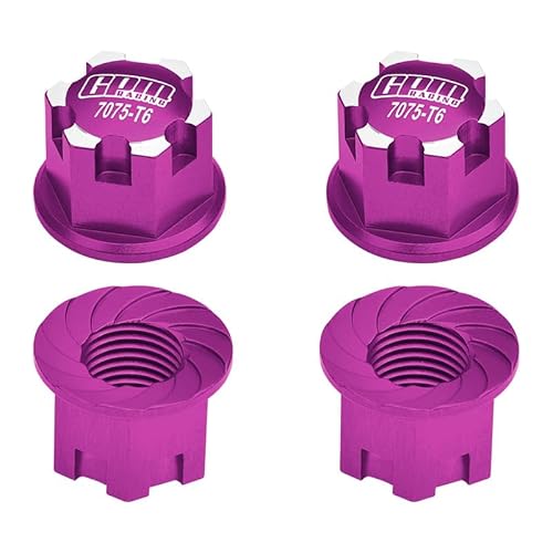 Aluminium 7075-T6 Wheel Lock for Traxxas 1:8 4WD Sledge / 1:5 X Maxx/XRT 8S / 1:6 Sand Car 8S / 1:10 E-Revo 2.0 VXL / 1:10 Maxx with WideMAXX - Purple Aluminium 7075-T6 Wheel Lock for Traxxas 1:8 4WD Sledge / 1:5 X Maxx/XRT 8S / 1:6 Sand Car 8S / 1:10 E-Revo 2.0 VXL / 1:10 Maxx with WideMAXX - Purple von GPM