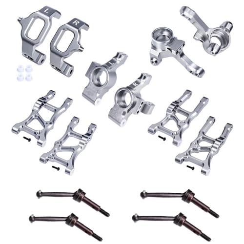 Aluminium Essential Conversion Kit for Traxxas 1/10 Ford GT 4-TEC 2.0 & 3.0 Upgrades - Grey Silver Aluminium Essential Conversion Kit for Traxxas 1/10 Ford GT 4-TEC 2.0 & 3.0 Upgrades - Grey Silver von GPM