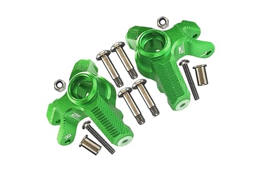 Aluminium Front Knuckle Arm for Losi 1:8 LMT 4WD Solid Axle Monster Truck LOS04022 / LMT Mega Truck Brushless LOS04024 / LMT Grave Digger/Son-uva Digger LOS04021 Upgrades - 12Pc Set Green von GPM
