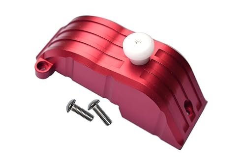 Aluminium Gear Cover for Traxxas 1:5 X Maxx 6S / X Maxx 8S / XRT 8S Monster Truck Upgrades - 1Pc Set Red von GPM