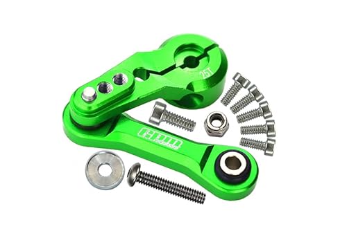 Aluminium Tie Rod + 25T Servo Horn for Arrma 1:8 KRATON/Typhon/Talion/Outcast/Notorious/KRATON V5 / Notorious V5 / 1:7 Limitless/Infraction/Mojave/FIRETEAM - 11Pc Set Green Aluminium Tie Rod + 25T Servo Horn for Arrma 1:8 KRATON/Typhon/Talion/Outcast/Notorious/KRATON V5 / Notorious V5 / 1:7 Limitless/Infraction/Mojave/FIRETEAM - 11Pc Set Green von GPM