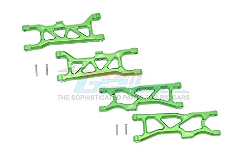 Arrma 1/10 KRATON 4S BLX Tuning Teile Aluminium Front & Rear Lower Arms - 4Pc Set Green von GPM