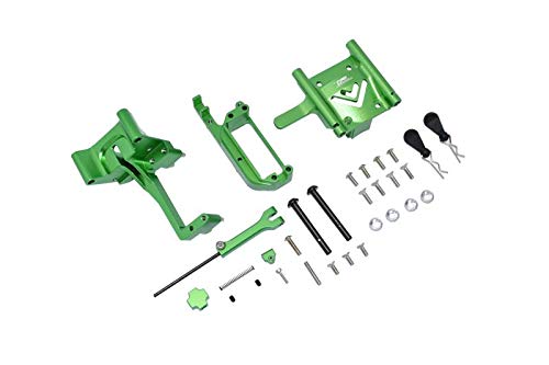 Arrma 1/7 Infraction V2 6S BLX ARA7615V2 Tuning Teile Aluminium Handbrake Kit + Center Differential Cover - 31Pc Set Green von GPM