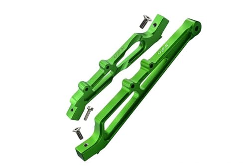 Arrma Limitless/Infraction Tuning Teile Aluminum Front + Rear Chassis Brace - 2Pc Set Green von GPM