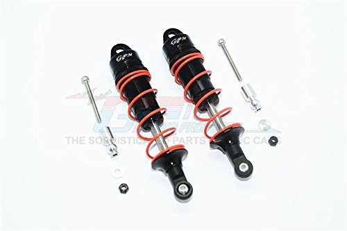 Arrma Senton 6S BLX (AR102654) & Typhon 6S BLX (AR106013) Tuning Teile Aluminium Front Adjustable Dampers 100mm - 1Pr Set Black von GPM