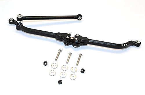 Axial SMT10 Grave Digger (AX90055) & MAX-D (AX90057) Tuning Teile Aluminium Adjustable Steering Link - 2Pcs Set Black von GPM