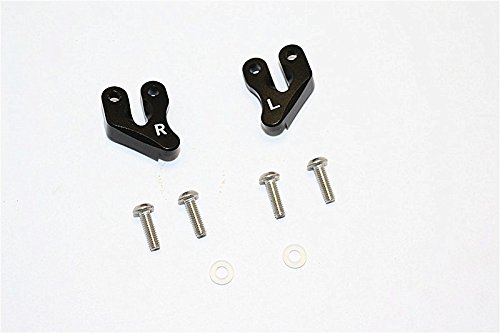 Axial SMT10 Grave Digger (AX90055) & MAX-D (AX90057) Tuning Teile Aluminium Rear Supporting Mount - 2Pcs Set Black von GPM