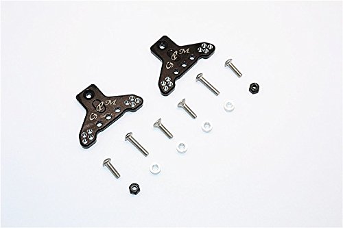 Axial SMT10 Grave Digger Tuning Teile (AX90055) Aluminium Front/Rear Adjustable Shock Mount - 1Pr Set Black von GPM