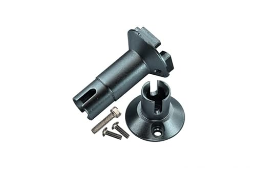 Axial Yeti Jr. Score Trophy Truck (AX90052) / Yeti Jr. Can-Am Maverick (AXI90069) Tuning Teile Aluminium Differential Outputs for Rear Gear Box - 1 Set Grey Silver von GPM