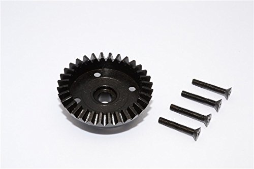 Axial Yeti XL Monster Buggy Tuning Teile Steel#45 Bevel 48P Gear 32T - 1Pc Black von GPM