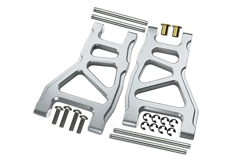 DT-03 Tuning Teile Aluminium Rear Lower Suspension Arm - 1Pr Silver von GPM