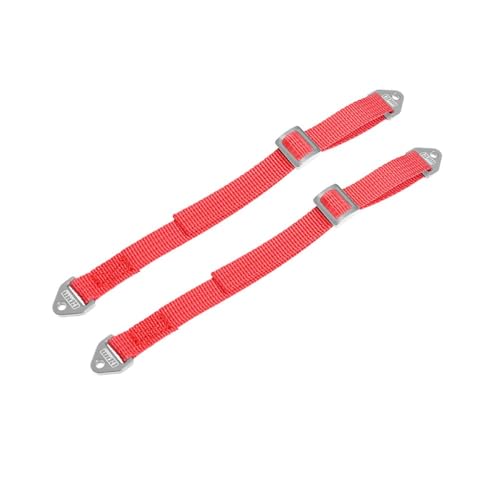 Front Or Rear Suspension Travel Limit Straps for Losi 1:8 LMT 1.0 & 2.0/1:6 Super Baja 1.0 & 2.0/1:10 Baja Rey/Rock Rey/for Traxxas 1:7 UDR/Axial 1:10 RBX10 - Silver+Red von GPM