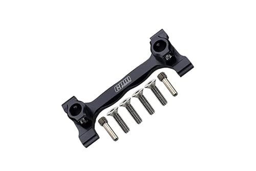 G.P.M. Axial SCX10 III Jeep JL Wrangler (AXI03007) Tuning Teile Aluminium Rear Chassis Brace - 1Pc Set Black von GPM