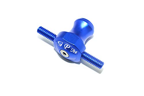 G.P.M. Losi 1/6 Super Baja Rey 4X4 Desert Truck Tuning Teile Aluminium Spare Tire Locking - 1Pc Blue von GPM
