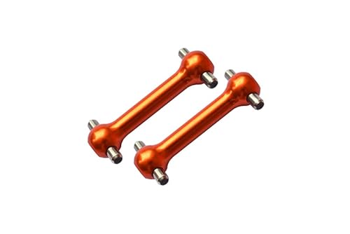 G.P.M. TT-01 / TT-01D / TT-02 Tuning Teile Aluminium Front/Rear Dog Bone (31mm) - 1Pr Orange von GPM