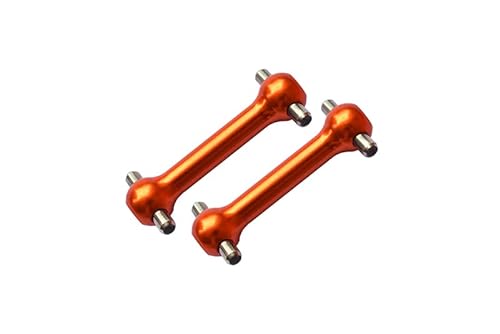 G.P.M. TT-01 / TT-01D / TT-02 Tuning Teile Aluminium Front/Rear Dog Bone (31mm) - 1Pr Orange von GPM