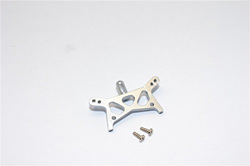 GPM for Team Losi Micro T Aluminum Front Shock Tower with Screws - 1Pc Set Gray Silver von GPM