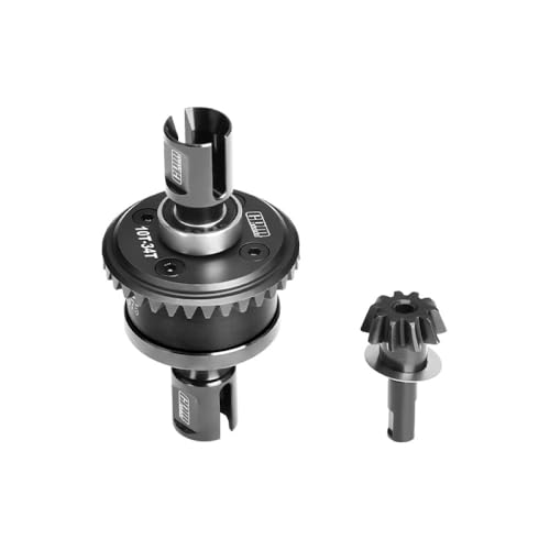 GPM 20CrMnTi Steel + 7075 Alloy Front Or Rear Complete Differential for Arrma 1:8 KRATON 6S V6 / Notorious V6 / Outcast/Talion / 1:7 Mojave EXB/FIRETEAM/Big Rock 6S Upgrade Parts - Black von GPM