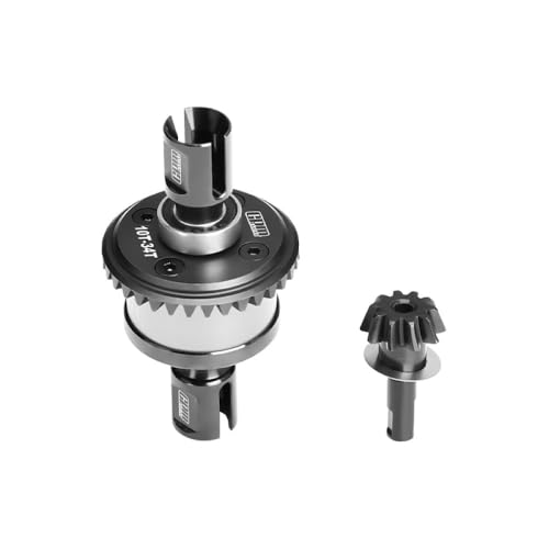 GPM 20CrMnTi Steel + 7075 Alloy Front Or Rear Complete Differential for Arrma 1:8 KRATON 6S V6 / Notorious V6 / Outcast/Talion / 1:7 Mojave EXB/FIRETEAM/Big Rock 6S Upgrade Parts - Silver von GPM