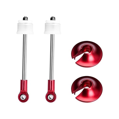 GPM 4140 Carbon Steel + Aluminium 6061-T6 Front Shock Absorber Shaft Core Kit for Arrma 1:5 Kraton 8S 4X4 / Kraton 8S EXB Brushless Speed Truck Upgrades - Red von GPM