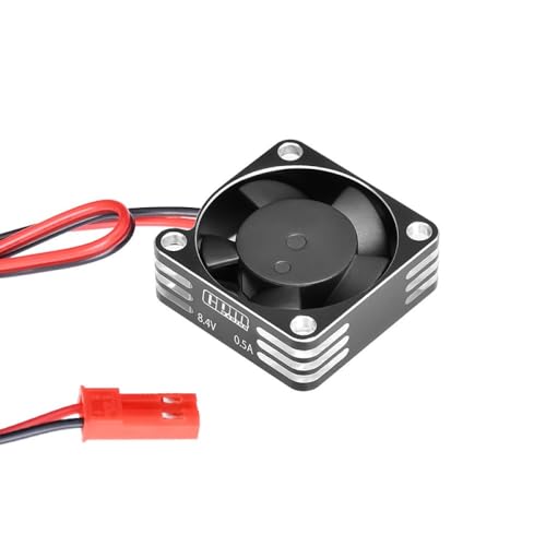 GPM Aluminium 6061-T6 Alloy Metal Frame Waterproof Cooling Fan 35X10mm High Speed 20000RPM - Black von GPM