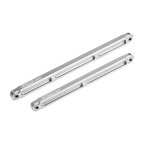 GPM Aluminium 7075 Alloy Center Brace Bar ARA320762 + ARA320763 for Arrma 1/8 KRATON 6S EXB V6 Speed Truck Upgrades - Silver von GPM