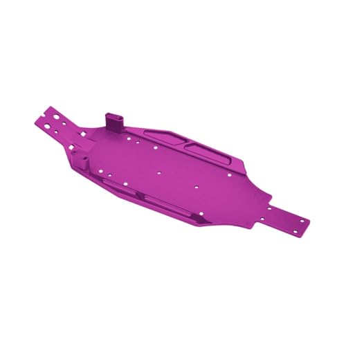GPM Aluminium 7075 Alloy Chassis Plate for LOSI 1/24 Micro-B 2WD Buggy RTR-LOS00007 Upgrade Parts - Purple von GPM