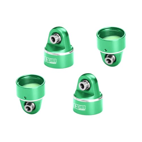 GPM Aluminium 7075 Alloy Damper Top Cap for Optional and Original Shock Absorbers for Traxxas 1/6 Funco Pro Scale 2WD Sand Car 8S-109076-4 Upgrades - Green von GPM