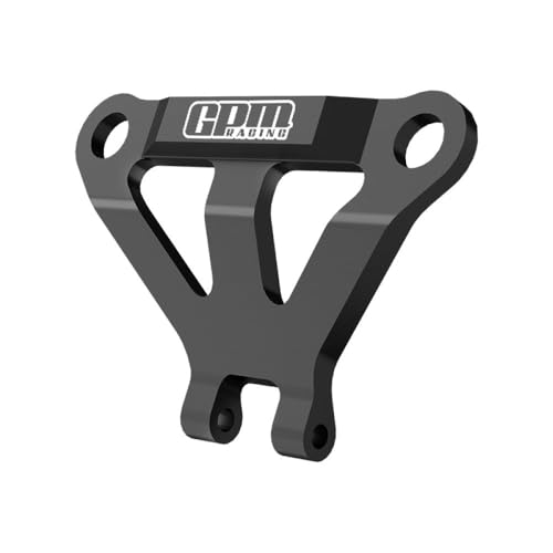 GPM Aluminium 7075 Alloy Front Bumper Support Mount (Use with Front Alloy Bulkhead Mount) for Traxxas 1/16 Mini Maxx 4WD RTR Brushless Monster Truck 107154-1 Upgrades - Black von GPM
