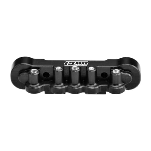 GPM Aluminium 7075 Alloy Front Lower Suspension Mount for Arrma 1:8 KRATON 6S EXB/KRATON V6 / 1:7 FIRETEAM 6S Brushless Buggy Upgrade Parts - Black von GPM